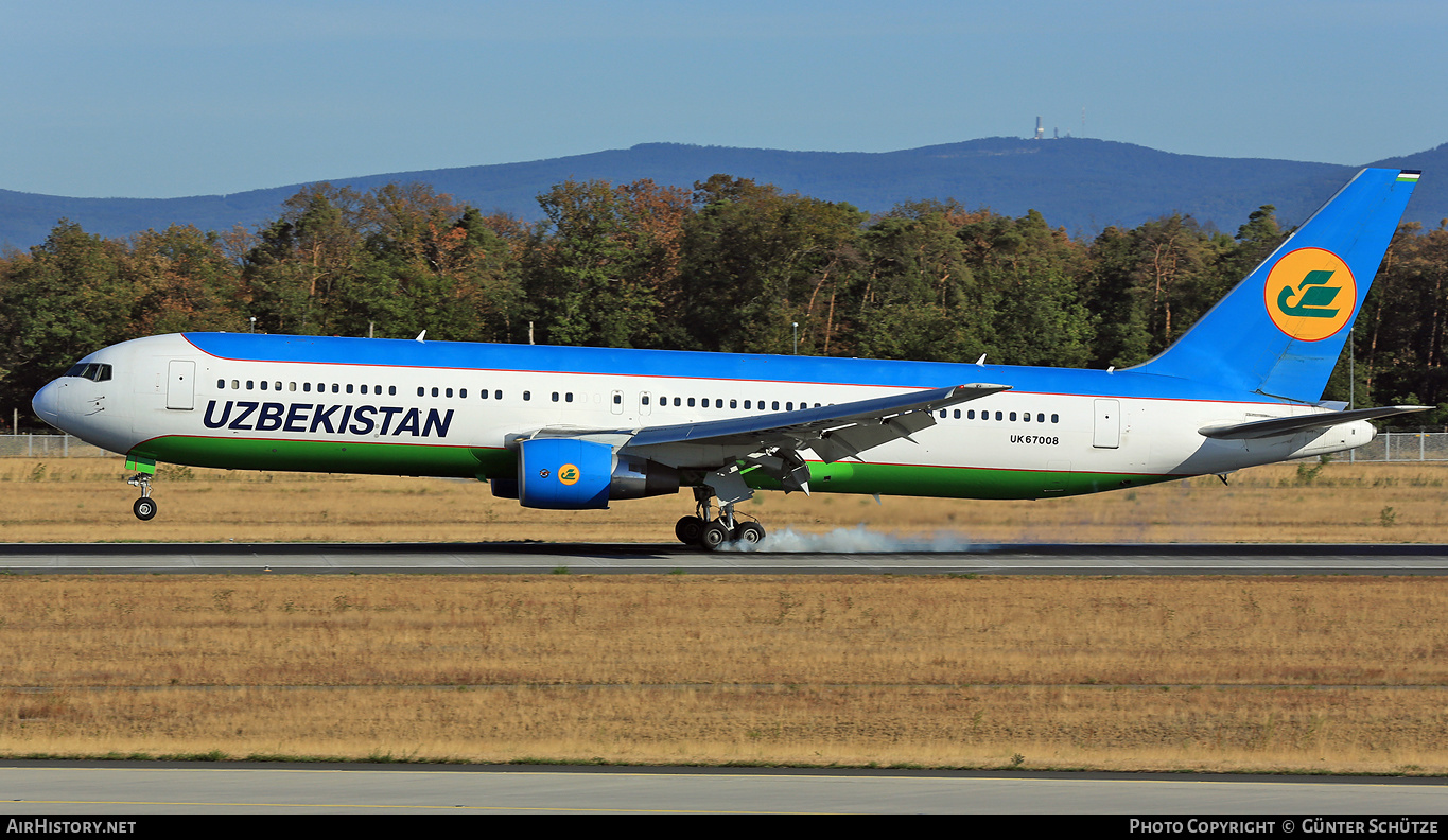 Aircraft Photo of UK67008 | Boeing 767-33P/ER | Uzbekistan Airways | AirHistory.net #646234