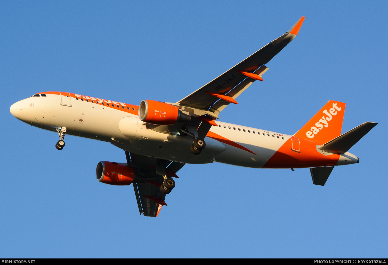Aircraft Photo of HB-JXJ | Airbus A320-214 | EasyJet | AirHistory.net #646255
