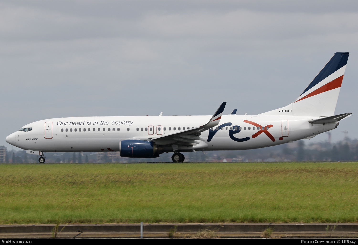 Aircraft Photo of VH-8KH | Boeing 737-8SA | REX - Regional Express | AirHistory.net #646259