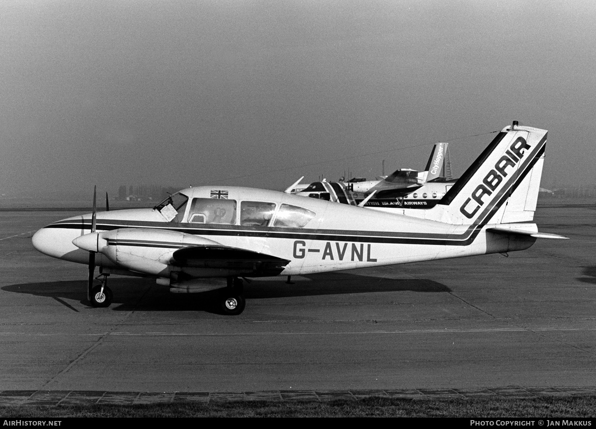 Aircraft Photo of G-AVNL | Piper PA-23-250 Aztec C | Cabair | AirHistory.net #646282