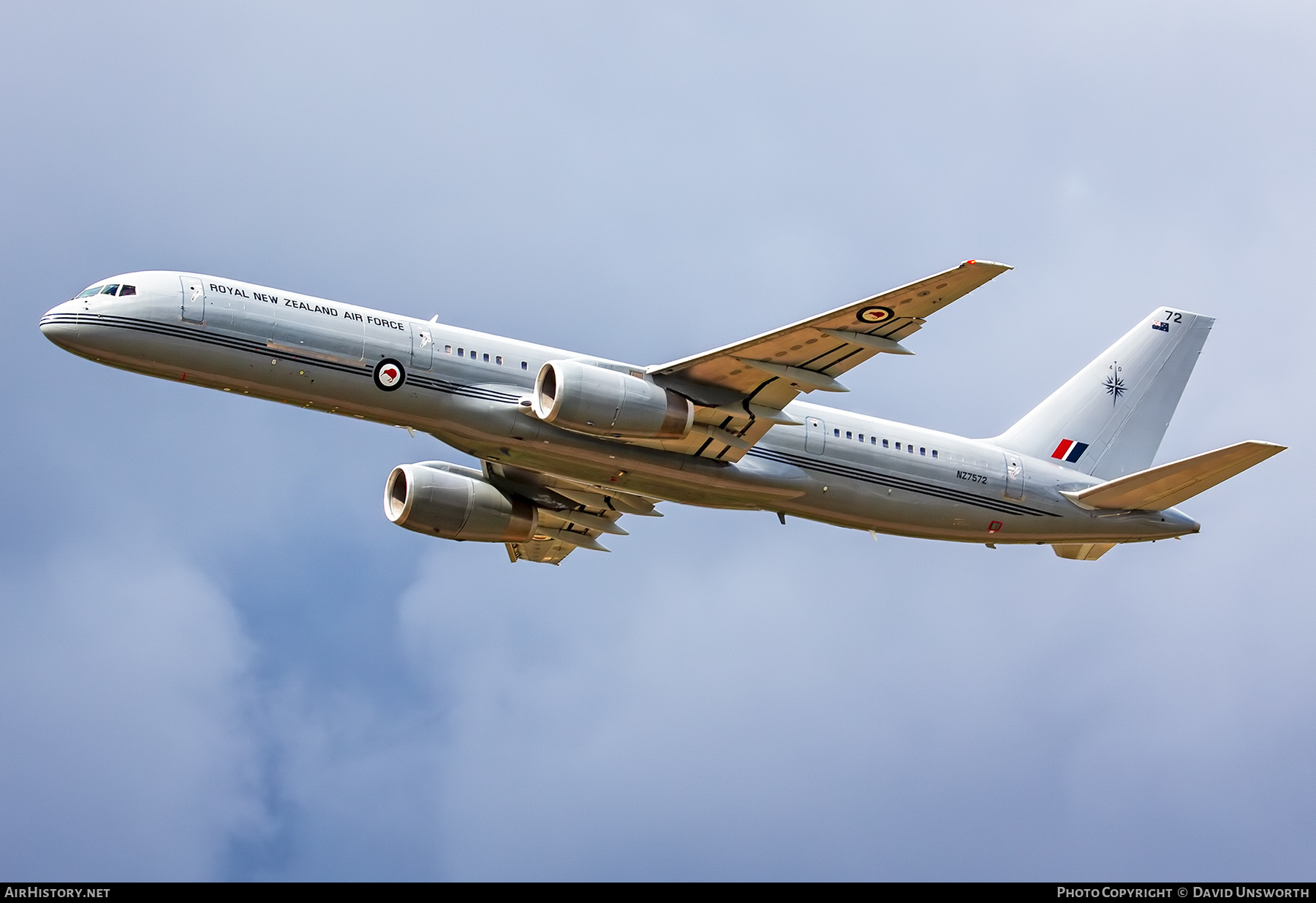 Aircraft Photo of NZ7572 | Boeing 757-2K2 | New Zealand - Air Force | AirHistory.net #646295