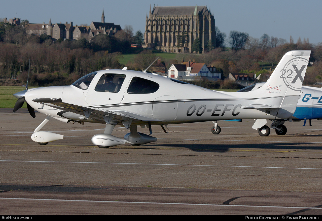 Aircraft Photo of OO-EFC | Cirrus SR-22 G3-X | ASL Academy | AirHistory.net #646300