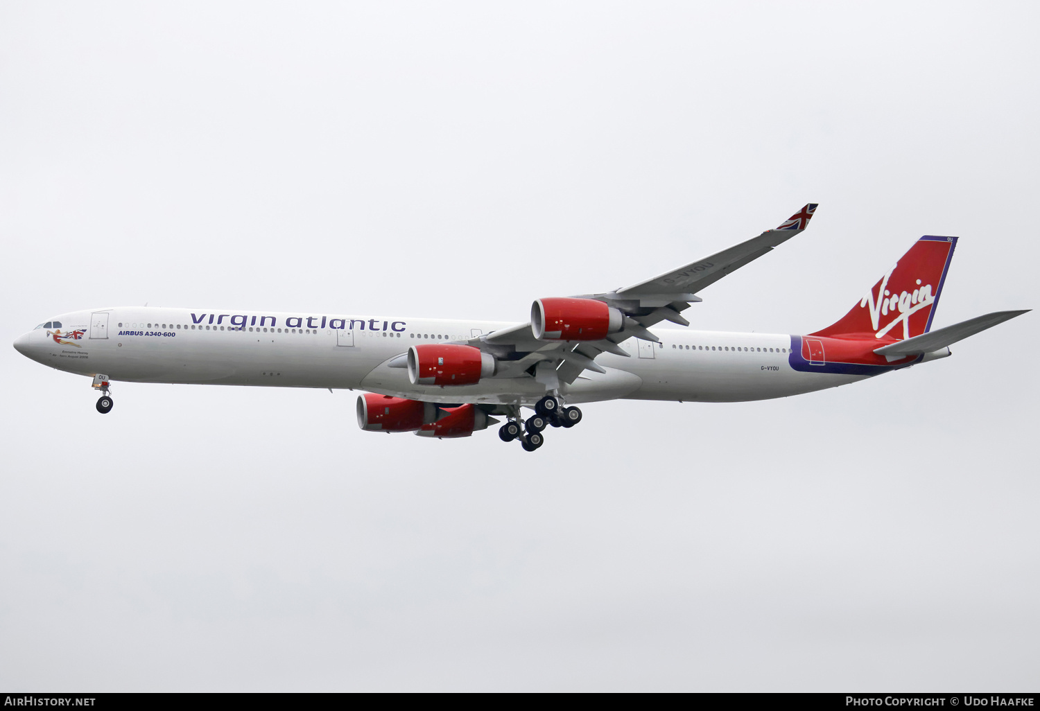 Aircraft Photo of G-VYOU | Airbus A340-642 | Virgin Atlantic Airways | AirHistory.net #646330