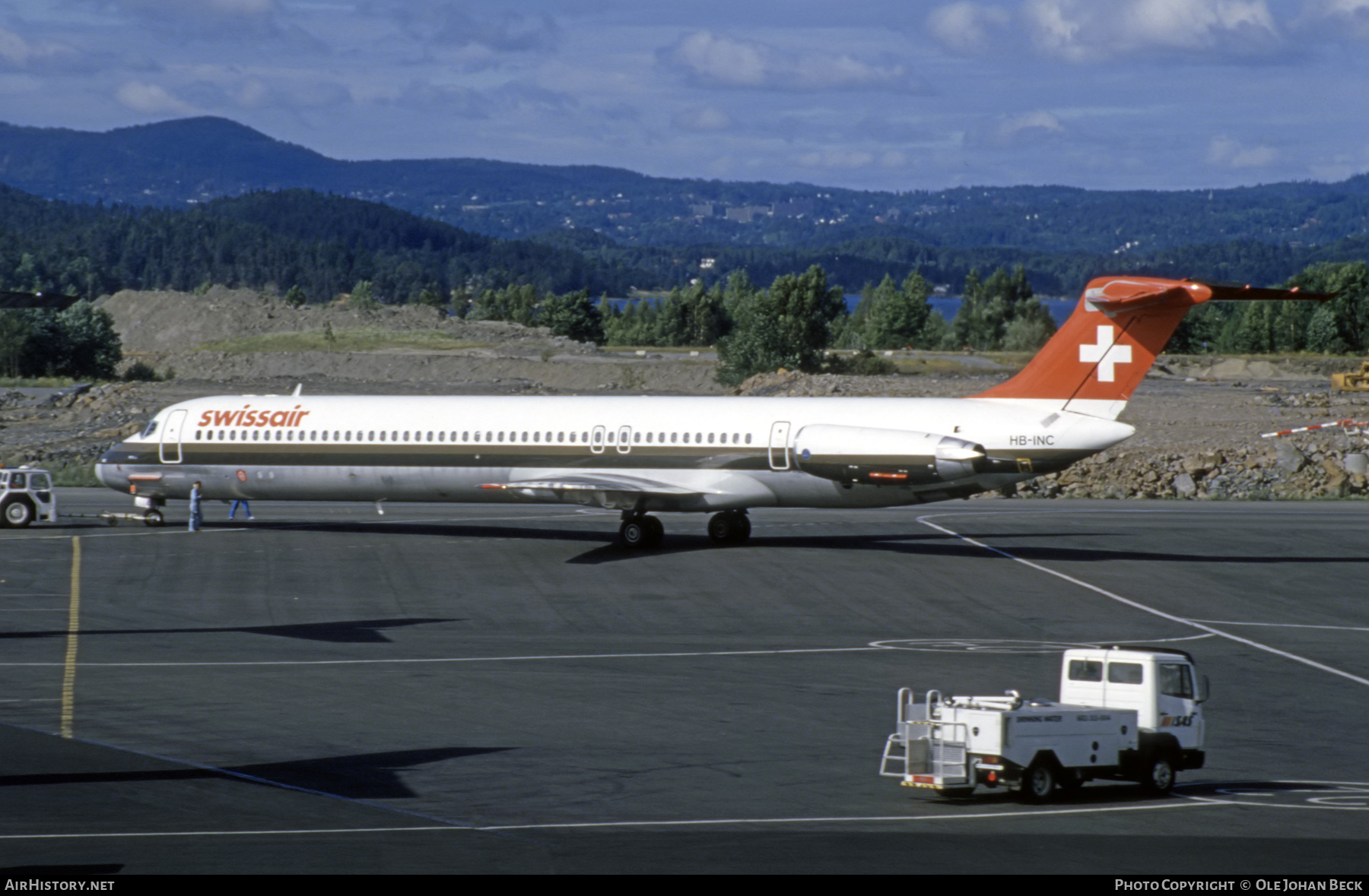 Aircraft Photo of HB-INC | McDonnell Douglas MD-81 (DC-9-81) | Swissair | AirHistory.net #646357