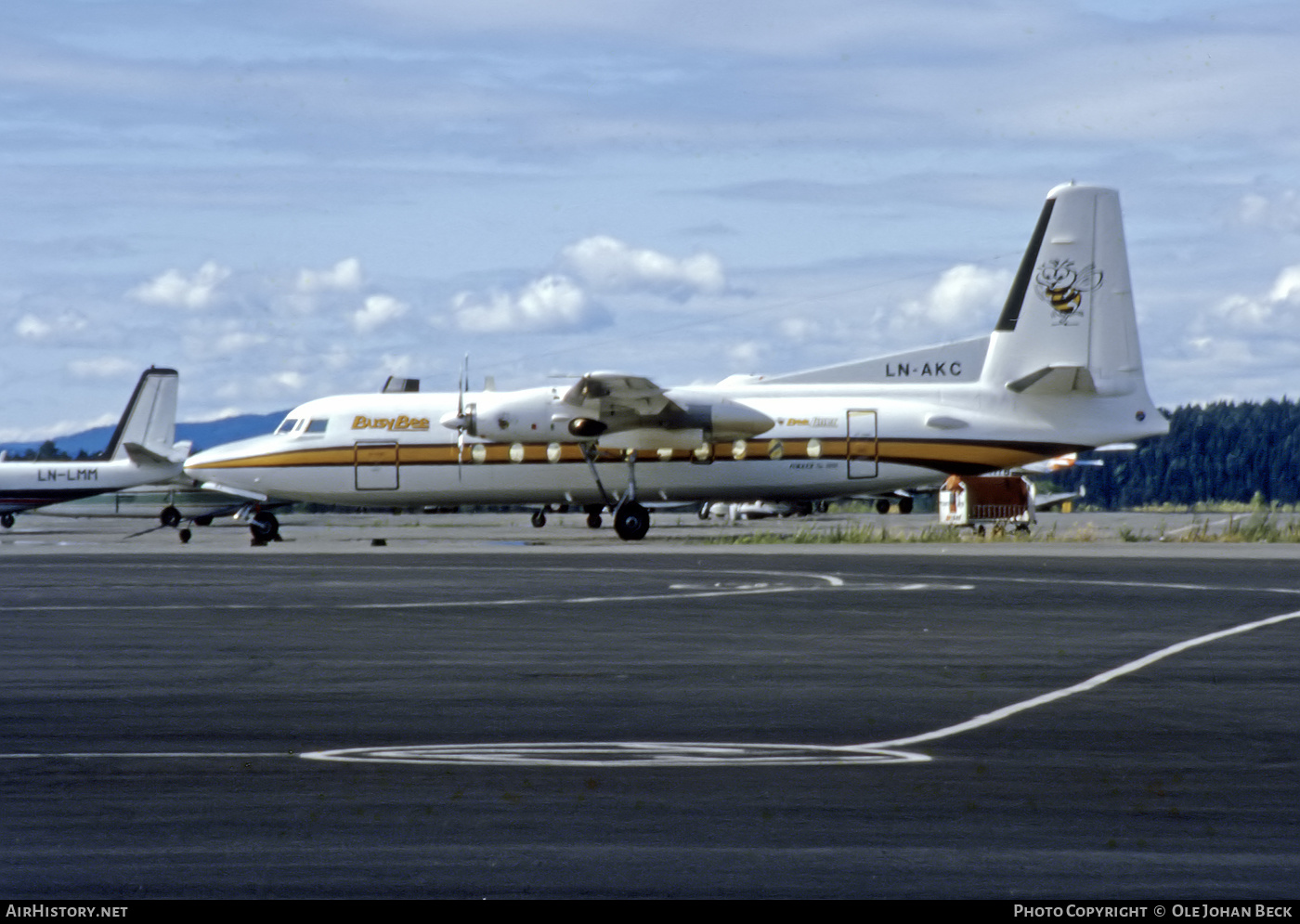 Aircraft Photo of LN-AKC | Fokker F27-200 Friendship | Busy Bee of Norway | AirHistory.net #646358
