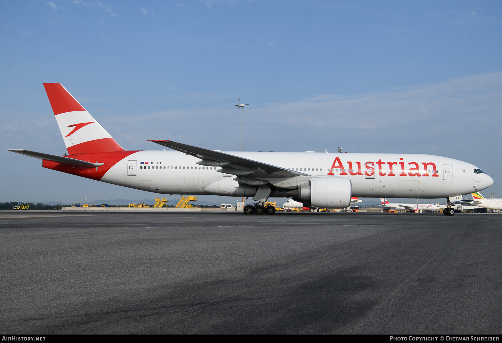 Aircraft Photo of OE-LPA | Boeing 777-2Z9/ER | Austrian Airlines | AirHistory.net #646366