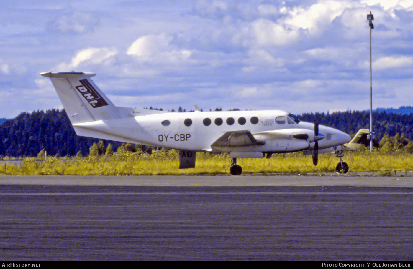 Aircraft Photo of OY-CBP | Beech 200 Super King Air | DHL Airways | AirHistory.net #646371