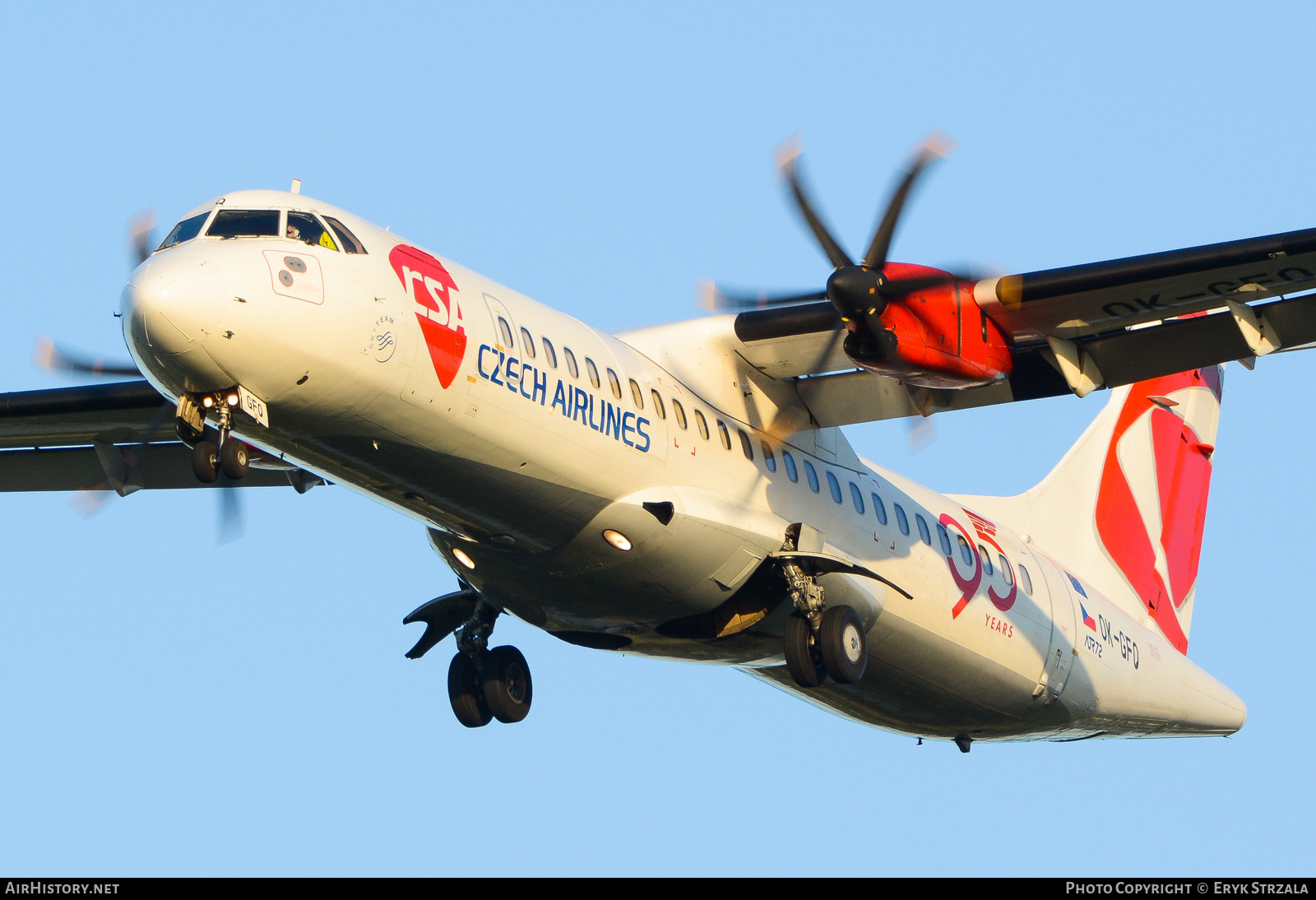 Aircraft Photo of OK-GFQ | ATR ATR-72-500 (ATR-72-212A) | ČSA - Czech Airlines | AirHistory.net #646398