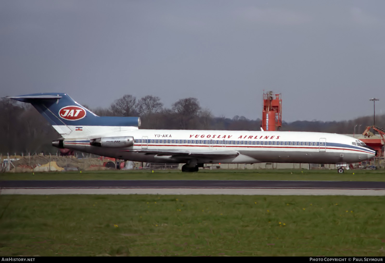 Aircraft Photo of YU-AKA | Boeing 727-2H9/Adv | JAT Yugoslav Airlines - Jugoslovenski Aerotransport | AirHistory.net #646407