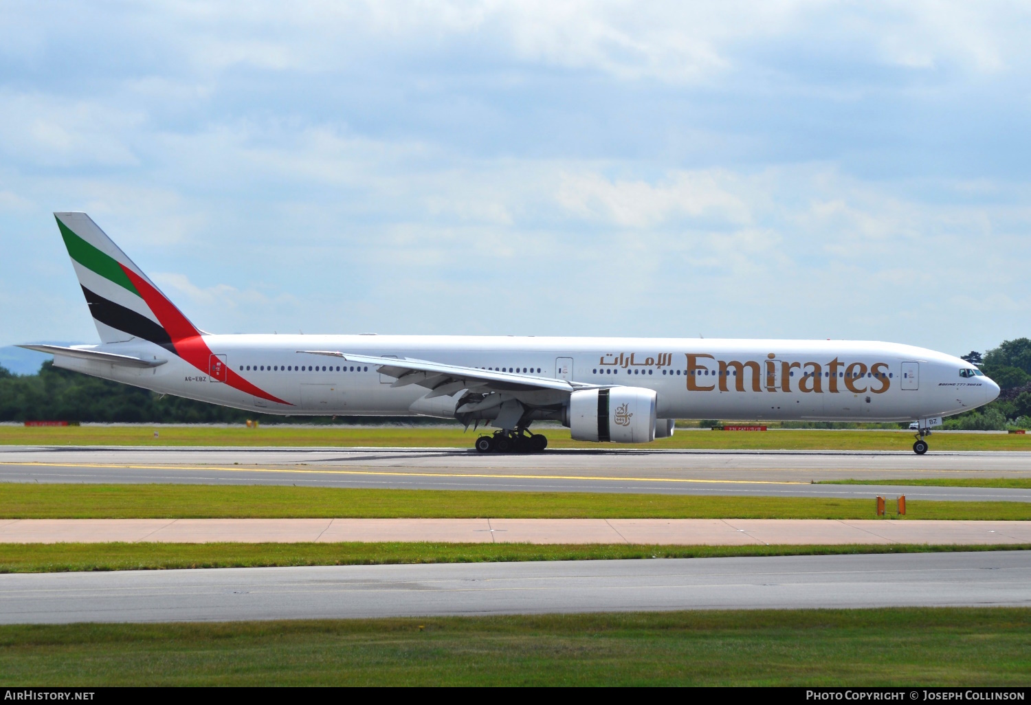 Aircraft Photo of A6-EBZ | Boeing 777-31H/ER | Emirates | AirHistory.net #646446