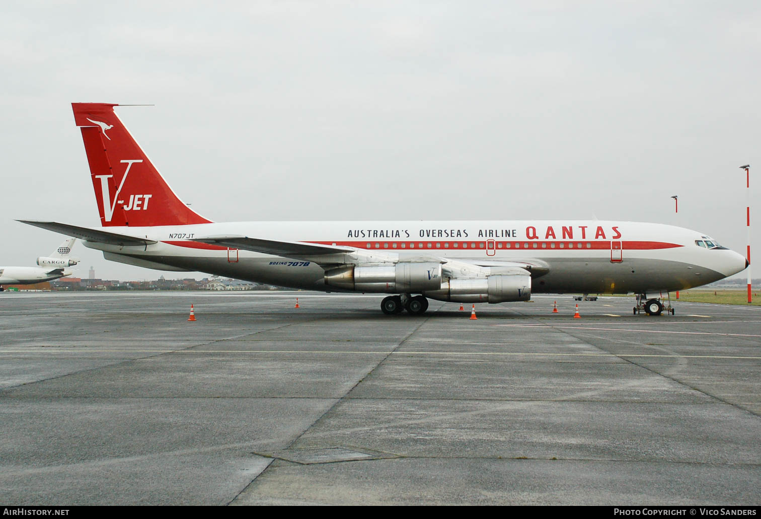 Aircraft Photo of N707JT | Boeing 707-138B | Qantas | AirHistory.net #646475