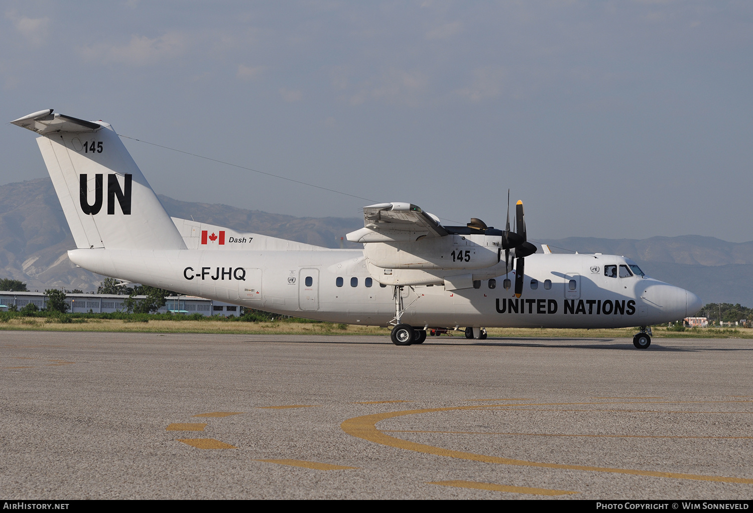 Aircraft Photo of C-FJHQ / 145/UN | De Havilland Canada DHC-7-103 Dash 7 | United Nations | AirHistory.net #646477