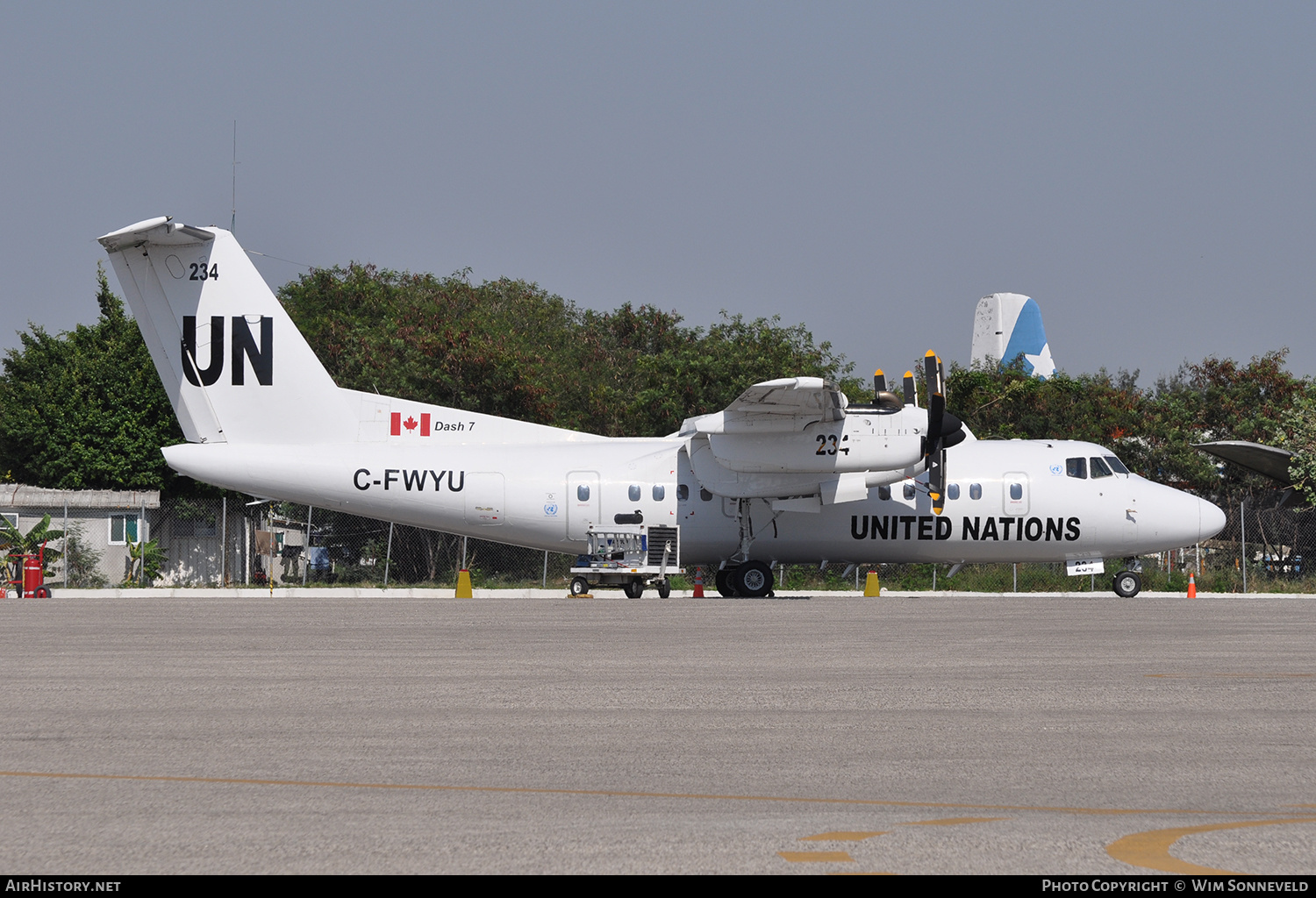 Aircraft Photo of C-FWYU / UN-234 | De Havilland Canada DHC-7-103 Dash 7 | United Nations | AirHistory.net #646510