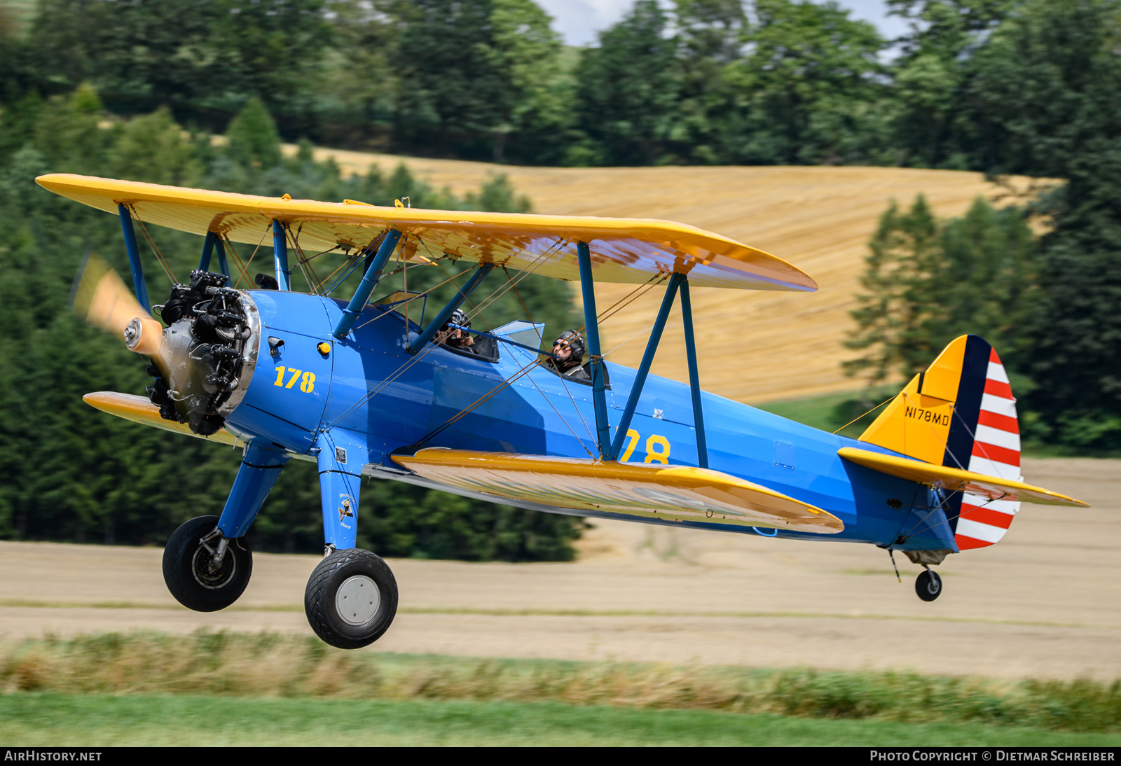 Aircraft Photo of N178MD | Boeing N2S-3 Kaydet (B75N1) | USA - Air Force | AirHistory.net #646528