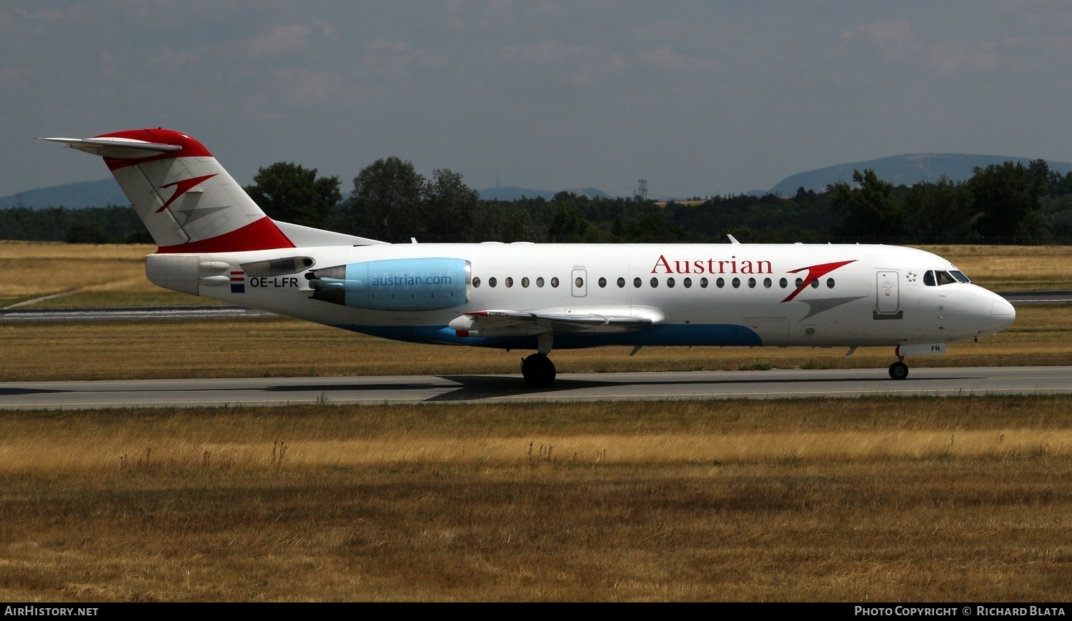 Aircraft Photo of OE-LFR | Fokker 70 (F28-0070) | Austrian Airlines | AirHistory.net #646563