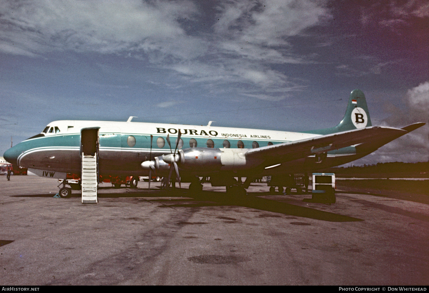 Aircraft Photo of PK-IVW | Vickers 843 Viscount | Bouraq Indonesia Airlines | AirHistory.net #646580