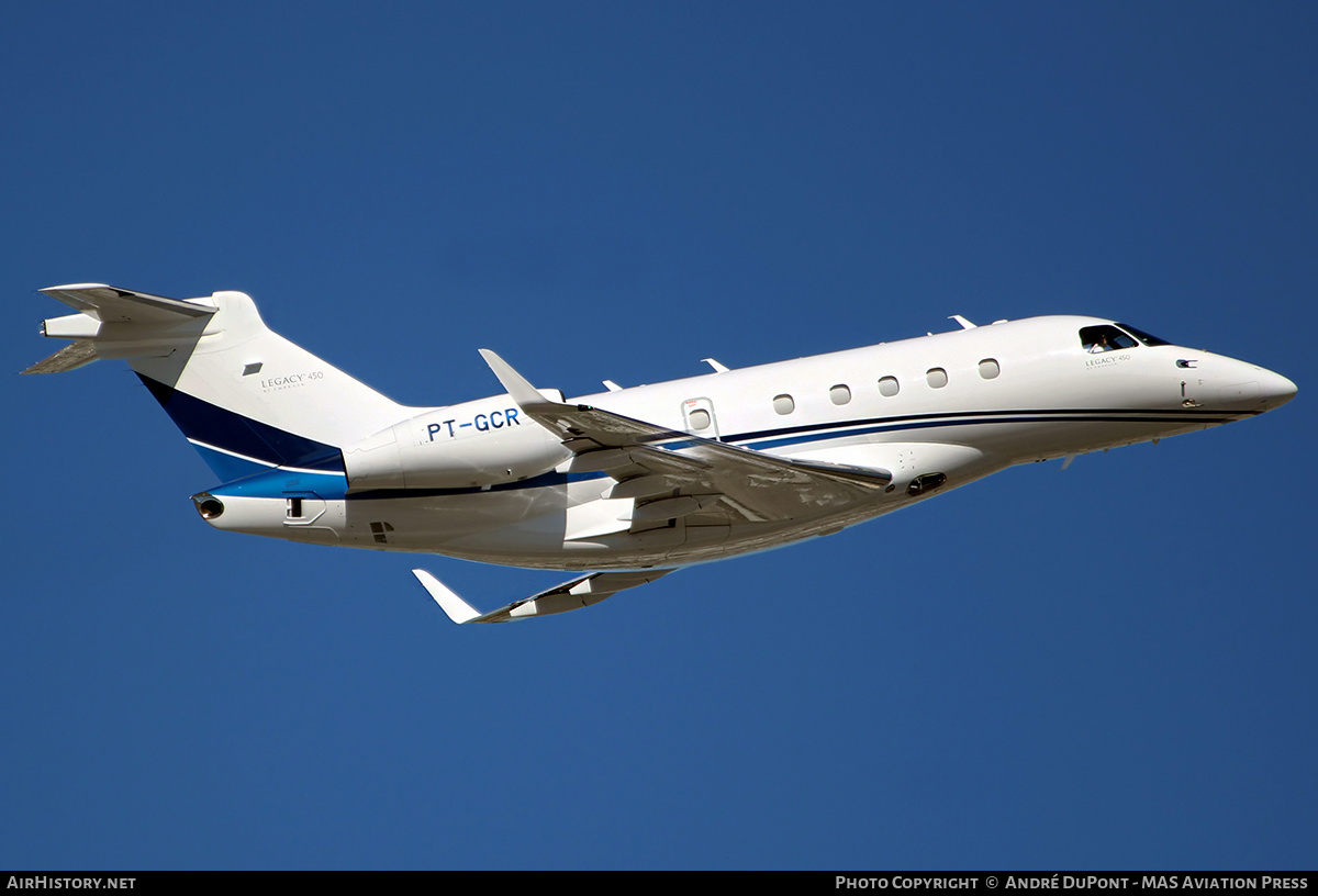 Aircraft Photo of PT-GCR | Embraer EMB-545 Legacy 450 | AirHistory.net #646592