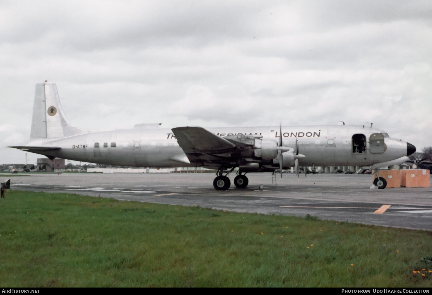 Aircraft Photo of G-ATMF | Douglas DC-7C | Trans Meridian London | AirHistory.net #646611