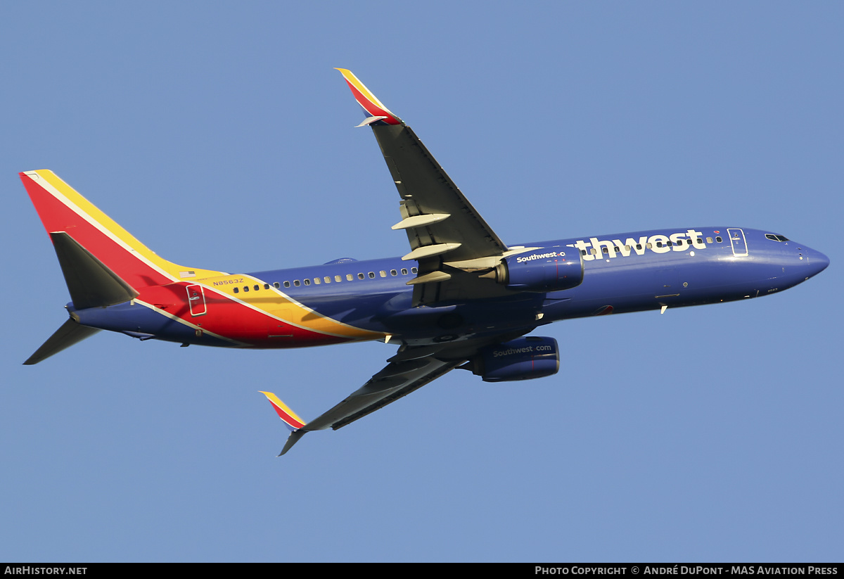 Aircraft Photo of N8563Z | Boeing 737-8H4 | Southwest Airlines | AirHistory.net #646615