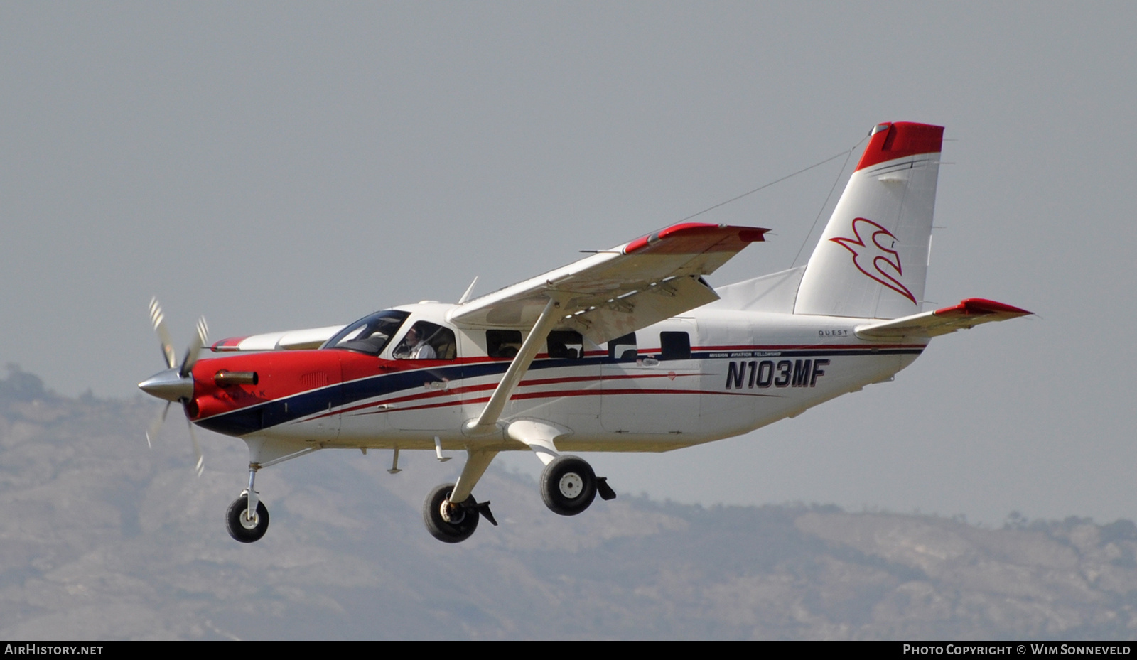 Aircraft Photo of N103MF | Quest Kodiak 100 | Mission Aviation Fellowship - MAF | AirHistory.net #646637