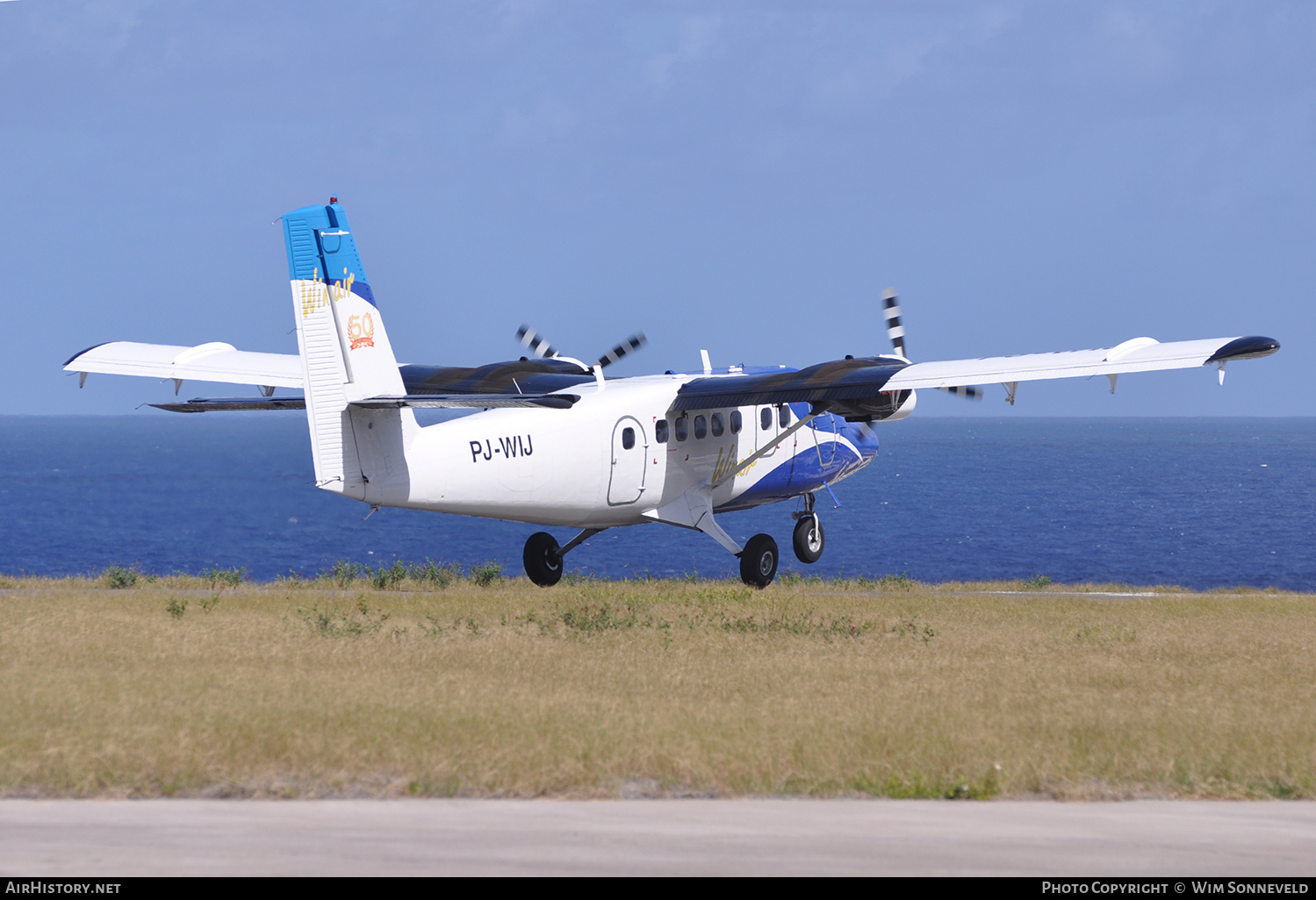 Aircraft Photo of PJ-WIJ | De Havilland Canada DHC-6-300 Twin Otter | Winair - Windward Islands Airways | AirHistory.net #646652