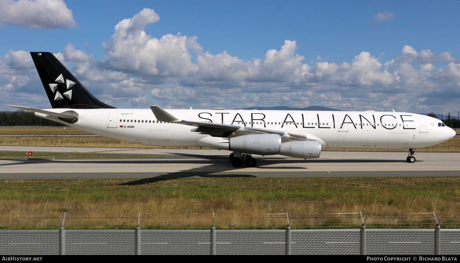 Aircraft Photo of D-AIGW | Airbus A340-313 | Lufthansa | AirHistory.net #646691