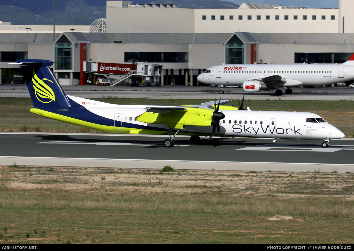 Aircraft Photo of HB-JIJ | Bombardier DHC-8-402 Dash 8 | SkyWork Airlines | AirHistory.net #646693