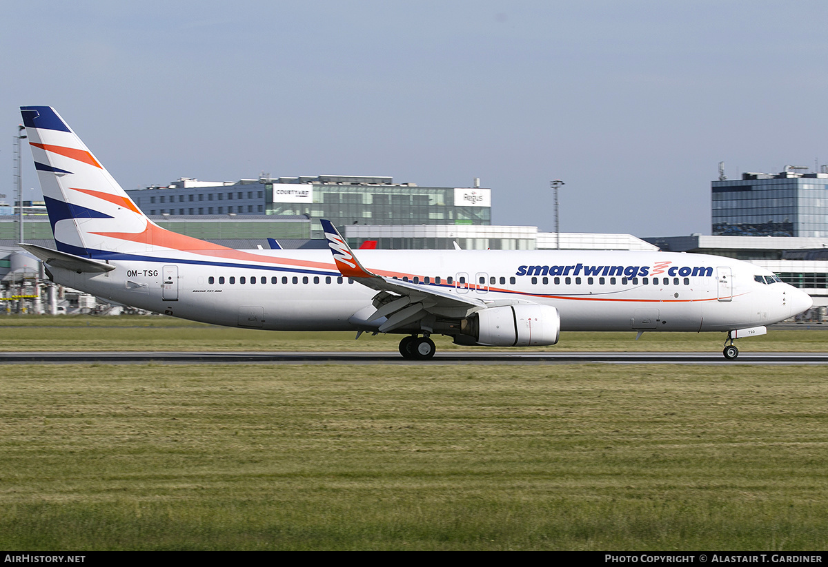 Aircraft Photo of OM-TSG | Boeing 737-82R | Smartwings | AirHistory.net #646703