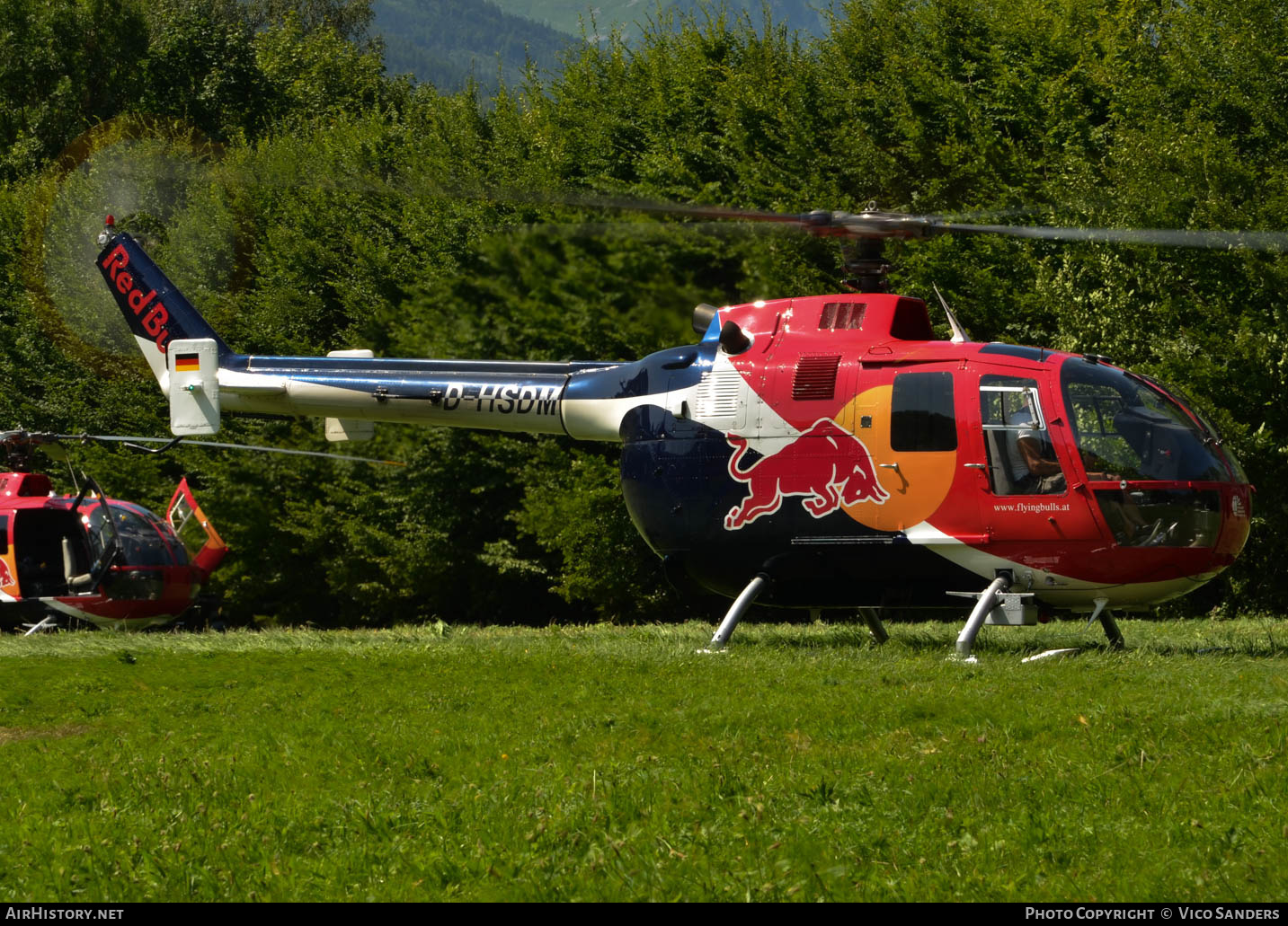 Aircraft Photo of D-HSDM | MBB BO-105CB | Red Bull | AirHistory.net #646766