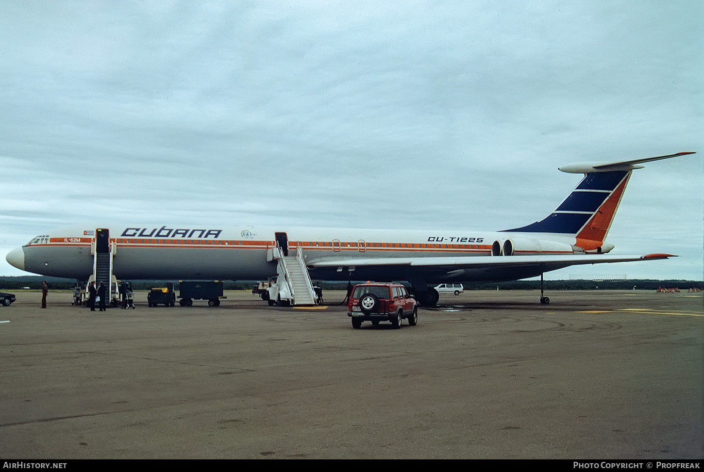 Aircraft Photo of CU-T1225 | Ilyushin Il-62M | Cubana | AirHistory.net #646768