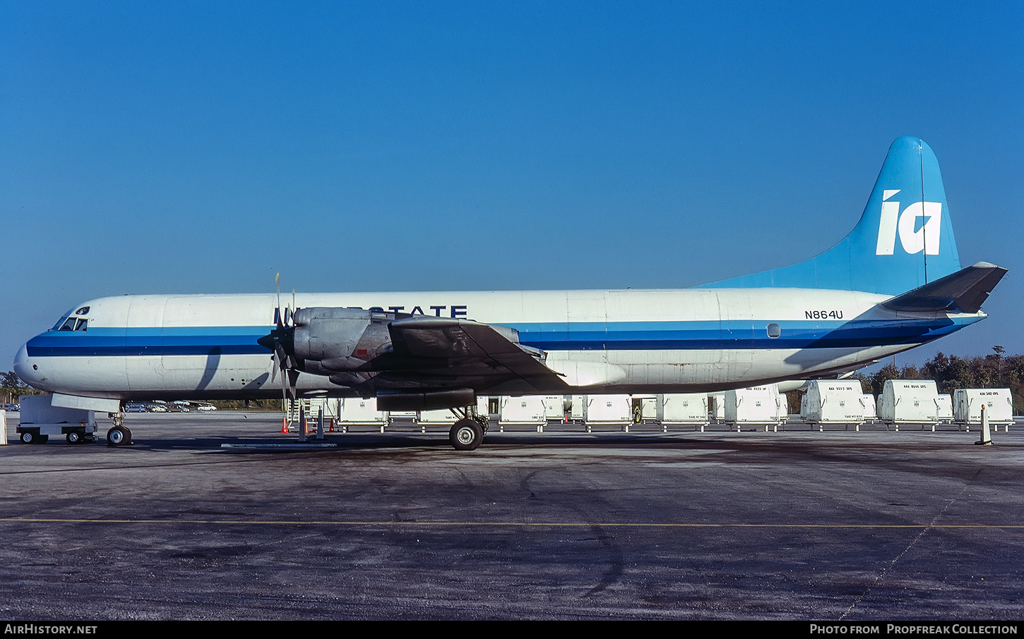 Aircraft Photo of N864U | Lockheed L-188C(F) Electra | Interstate Airlines | AirHistory.net #646778