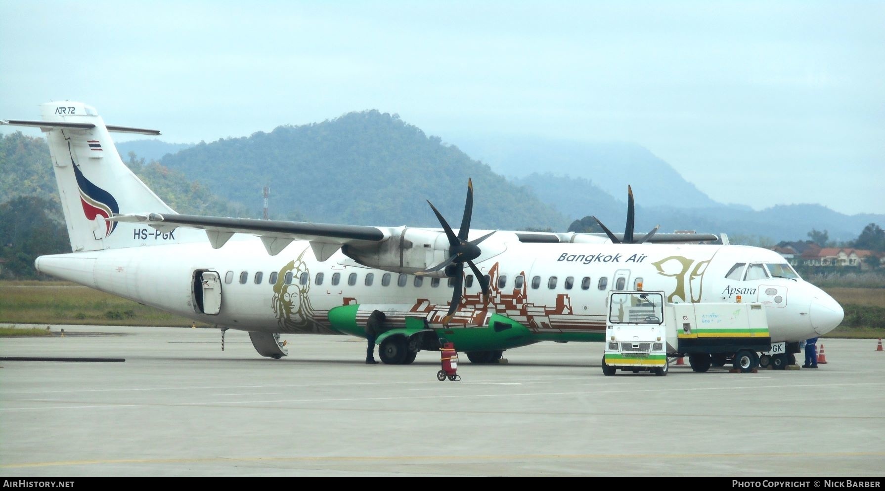 Aircraft Photo of HS-PGK | ATR ATR-72-500 (ATR-72-212A) | Bangkok Airways | AirHistory.net #646831