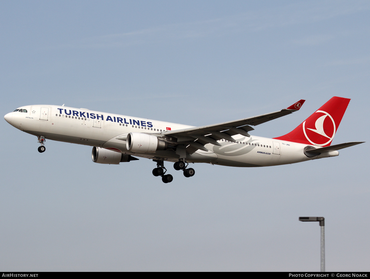 Aircraft Photo of TC-JND | Airbus A330-203 | Turkish Airlines | AirHistory.net #646832