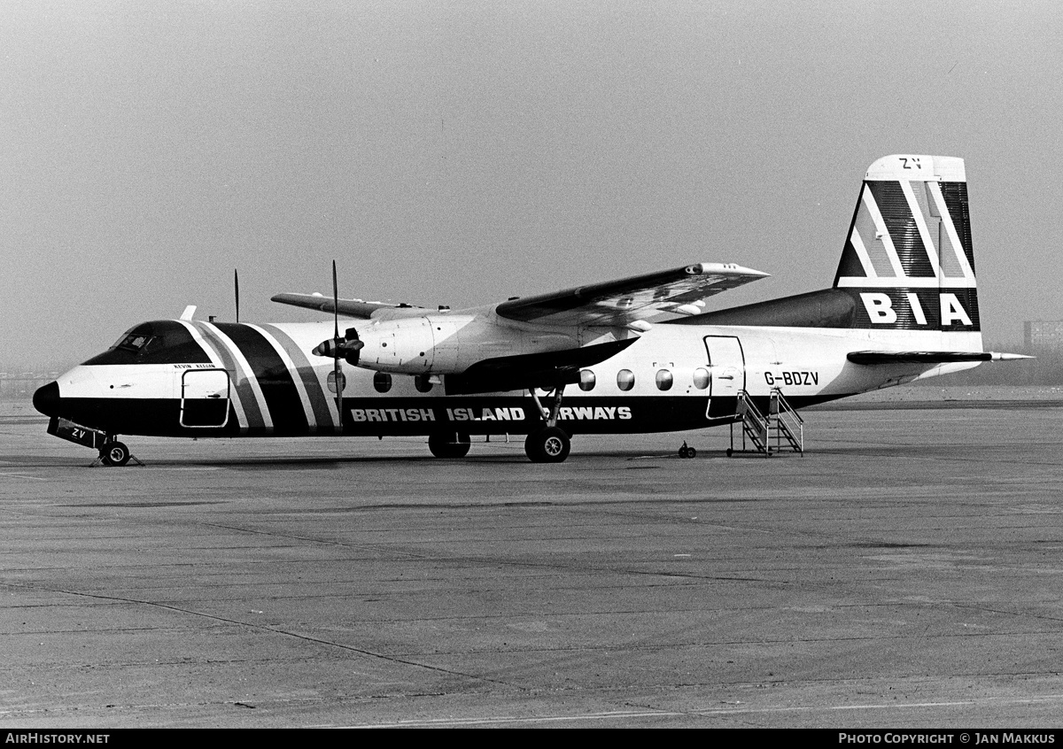 Aircraft Photo of G-BDZV | Handley Page HPR-7 Herald 214 | British Island Airways - BIA | AirHistory.net #646885