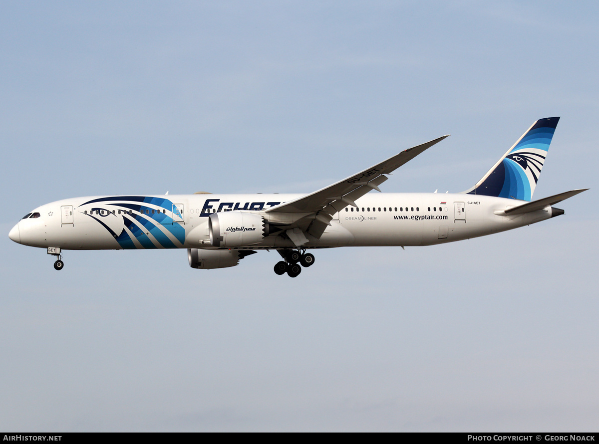 Aircraft Photo of SU-GET | Boeing 787-9 Dreamliner | EgyptAir | AirHistory.net #646896