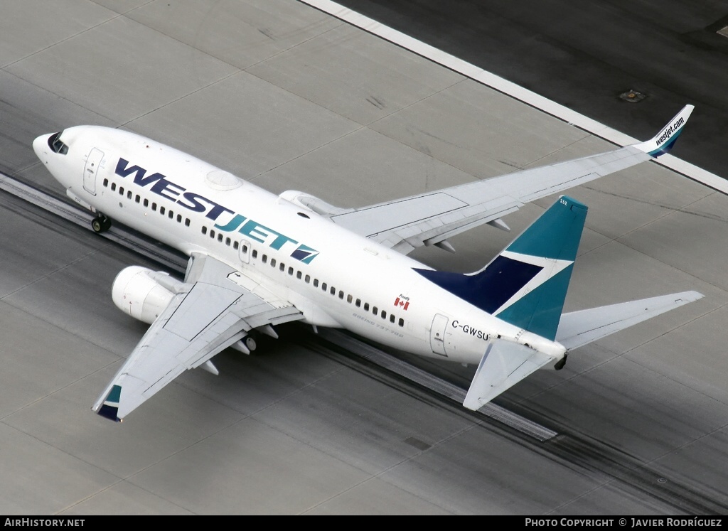 Aircraft Photo of C-GWSU | Boeing 737-7CT | WestJet | AirHistory.net #646923