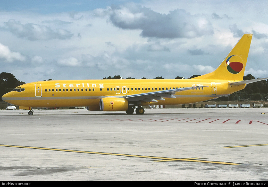 Aircraft Photo of OY-SEC | Boeing 737-8Q8 | Sterling European Airlines | AirHistory.net #646932