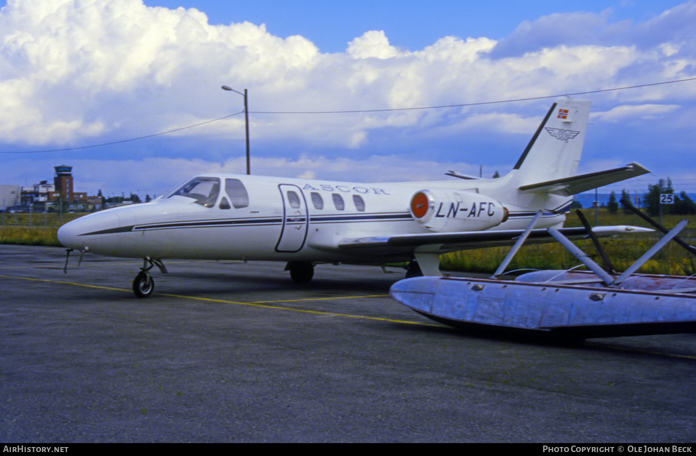 Aircraft Photo of LN-AFC | Cessna 501 Citation I/SP | Ascor Flyservice | AirHistory.net #646948