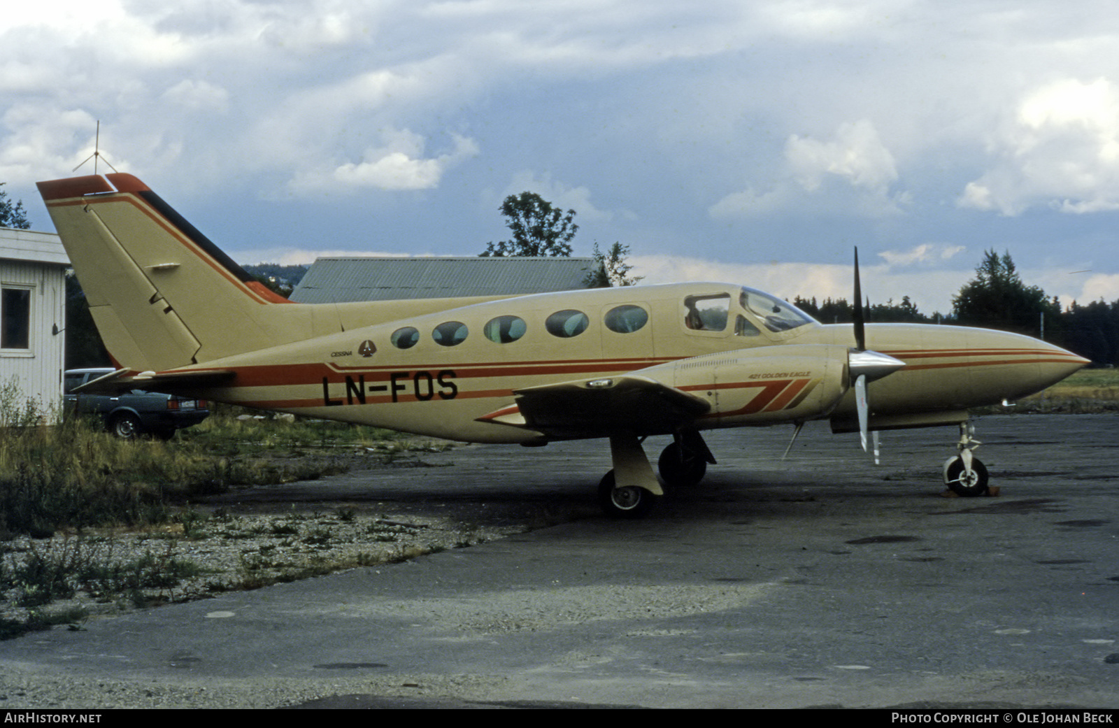 Aircraft Photo of LN-FOS | Cessna 421C Golden Eagle | AirHistory.net #646958
