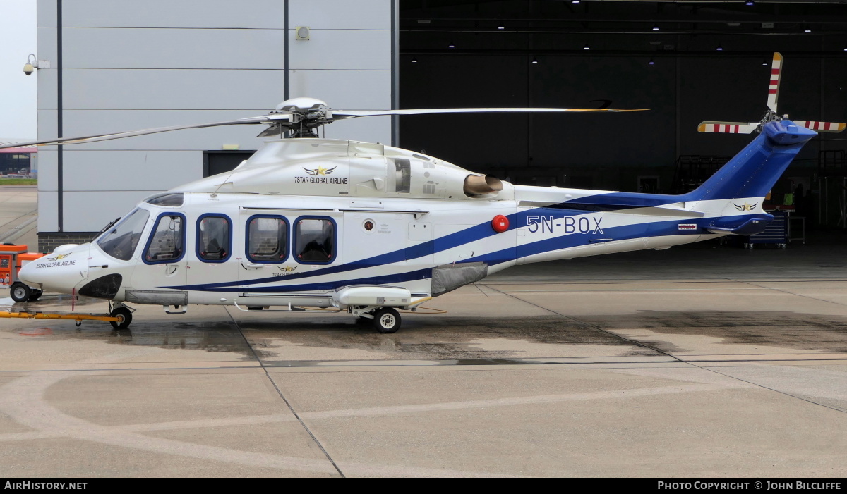 Aircraft Photo of 5N-BOX | AgustaWestland AW-139 | 7Star Global Airline | AirHistory.net #647014