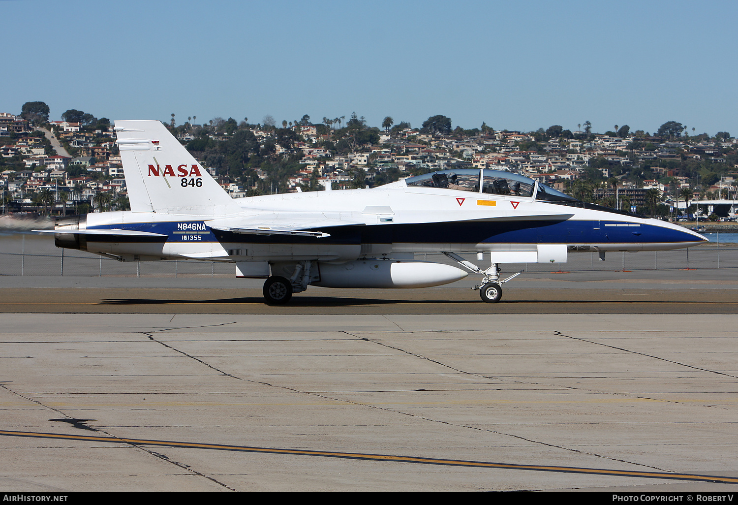 Aircraft Photo of 161355 / N846NA | McDonnell Douglas F/A-18B Hornet | USA - Navy | AirHistory.net #647030
