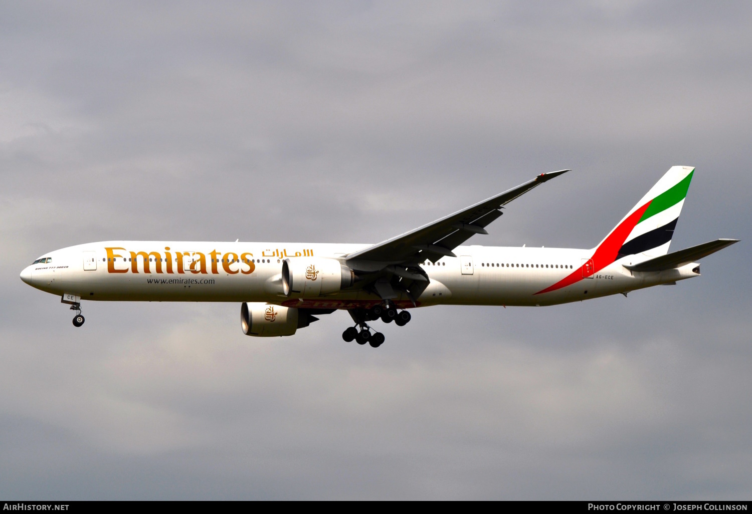 Aircraft Photo of A6-ECE | Boeing 777-31H/ER | Emirates | AirHistory.net #647048