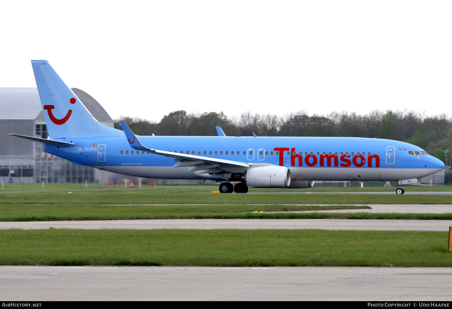 Aircraft Photo of G-TAWG | Boeing 737-8K5 | Thomson Airways | AirHistory.net #647056