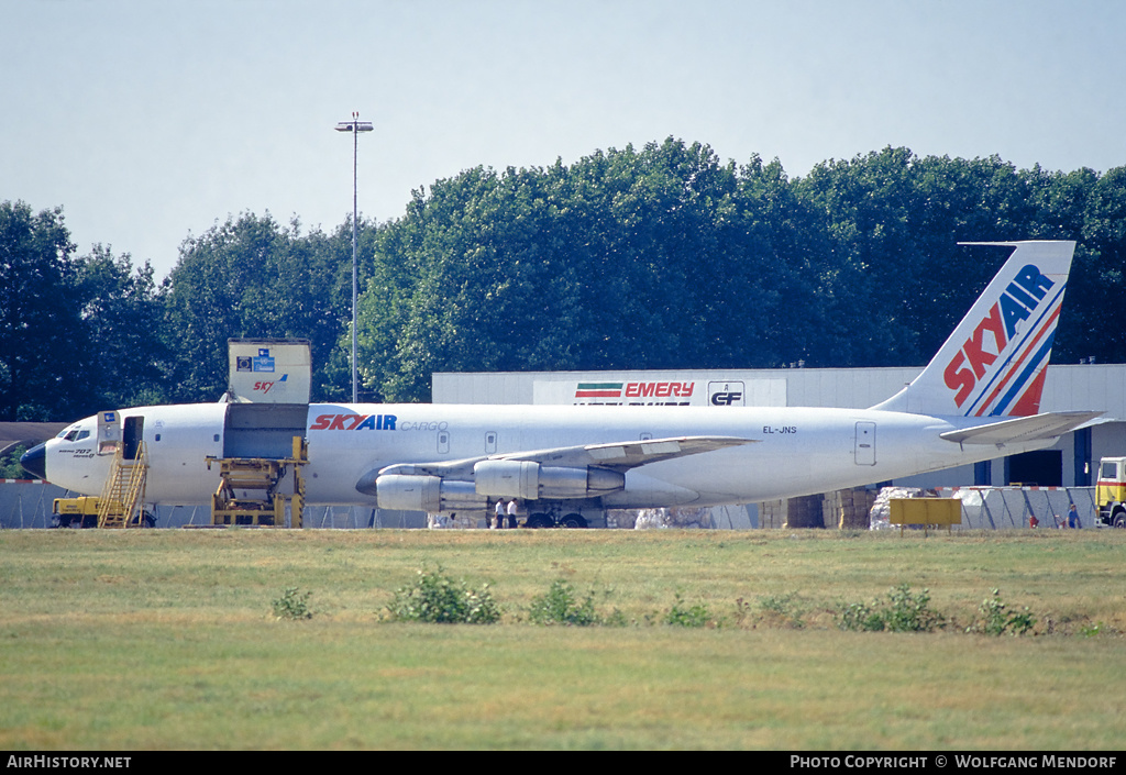 Aircraft Photo of EL-JNS | Boeing 707-323C | Skyair Cargo | AirHistory.net #647059