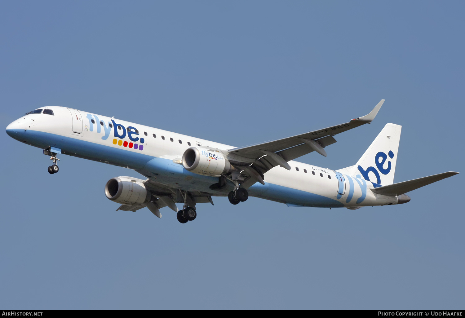 Aircraft Photo of G-FBEC | Embraer 195LR (ERJ-190-200LR) | Flybe | AirHistory.net #647079