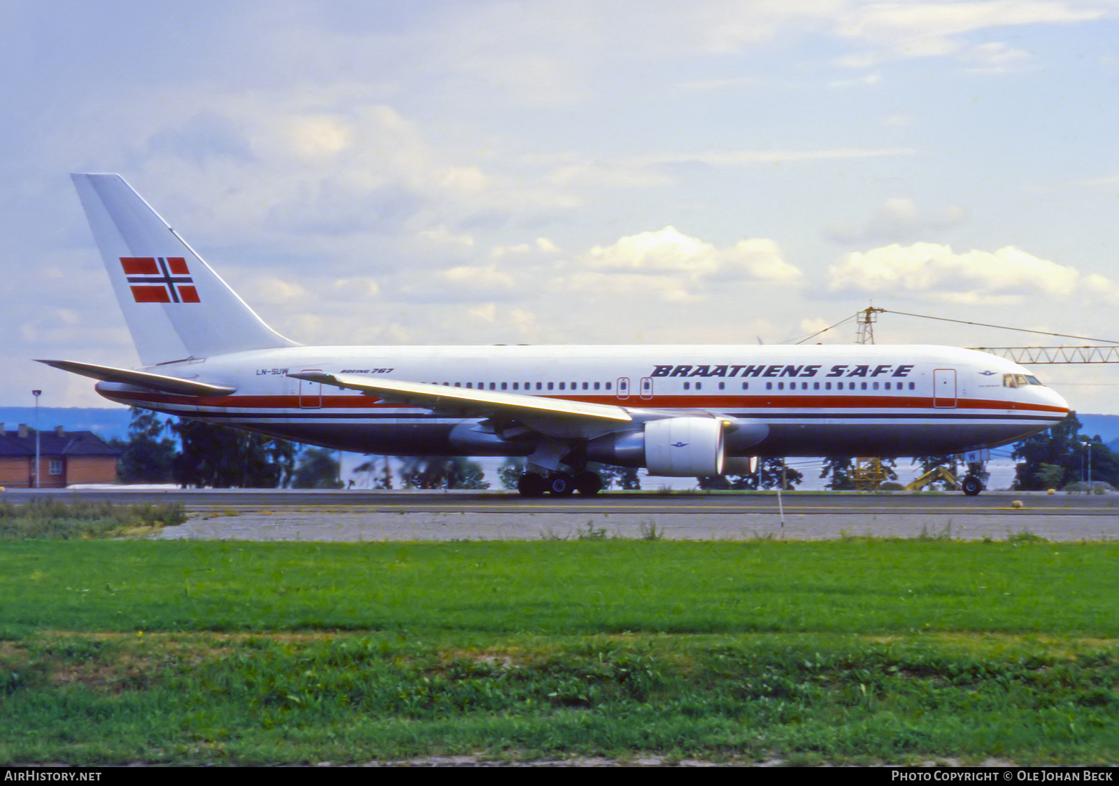 Aircraft Photo of LN-SUW | Boeing 767-205 | Braathens SAFE | AirHistory.net #647081