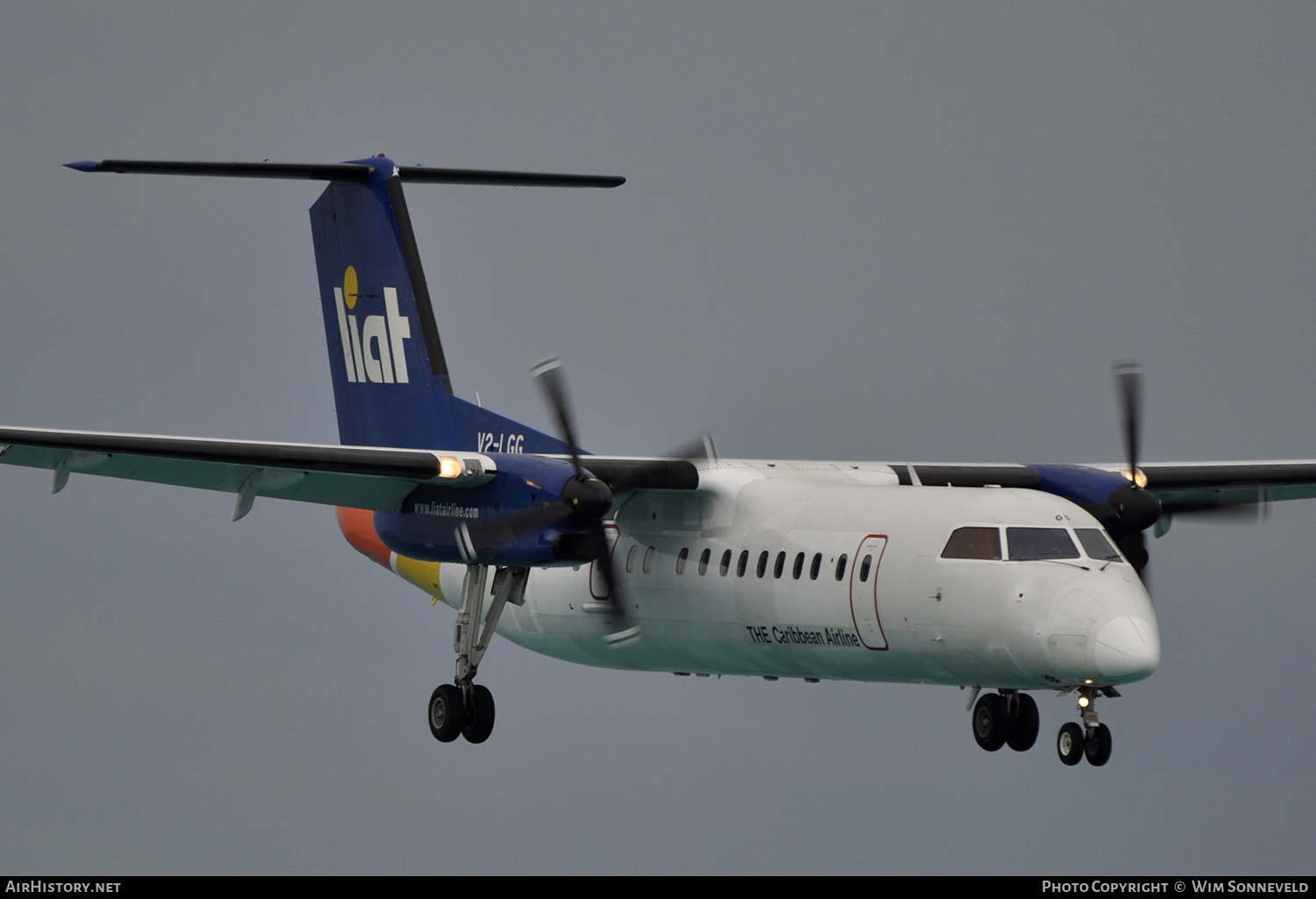 Aircraft Photo of V2-LGG | Bombardier DHC-8-311AQ Dash 8 | LIAT - Leeward Islands Air Transport | AirHistory.net #647112