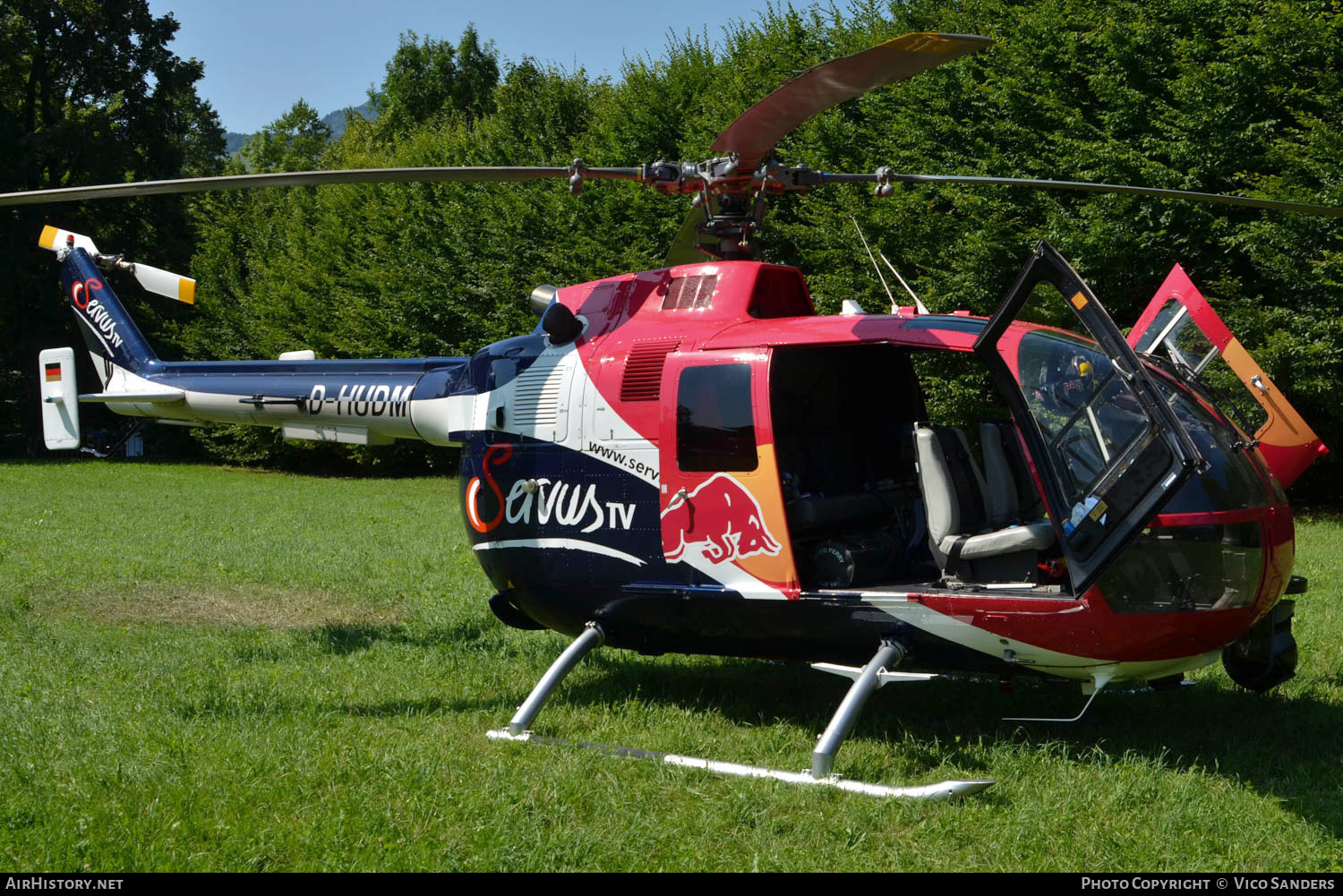 Aircraft Photo of D-HUDM | Eurocopter BO-105CBS-5 | Red Bull | AirHistory.net #647114