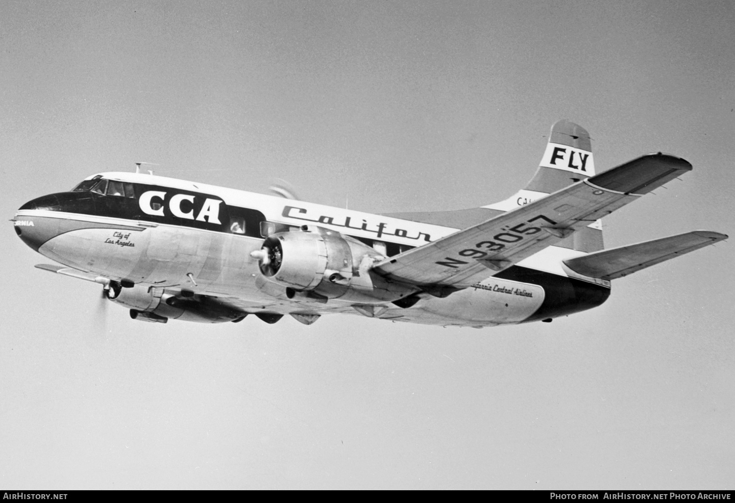 Aircraft Photo of N93057 | Martin 202 | CCA - California Central Airlines | AirHistory.net #647129