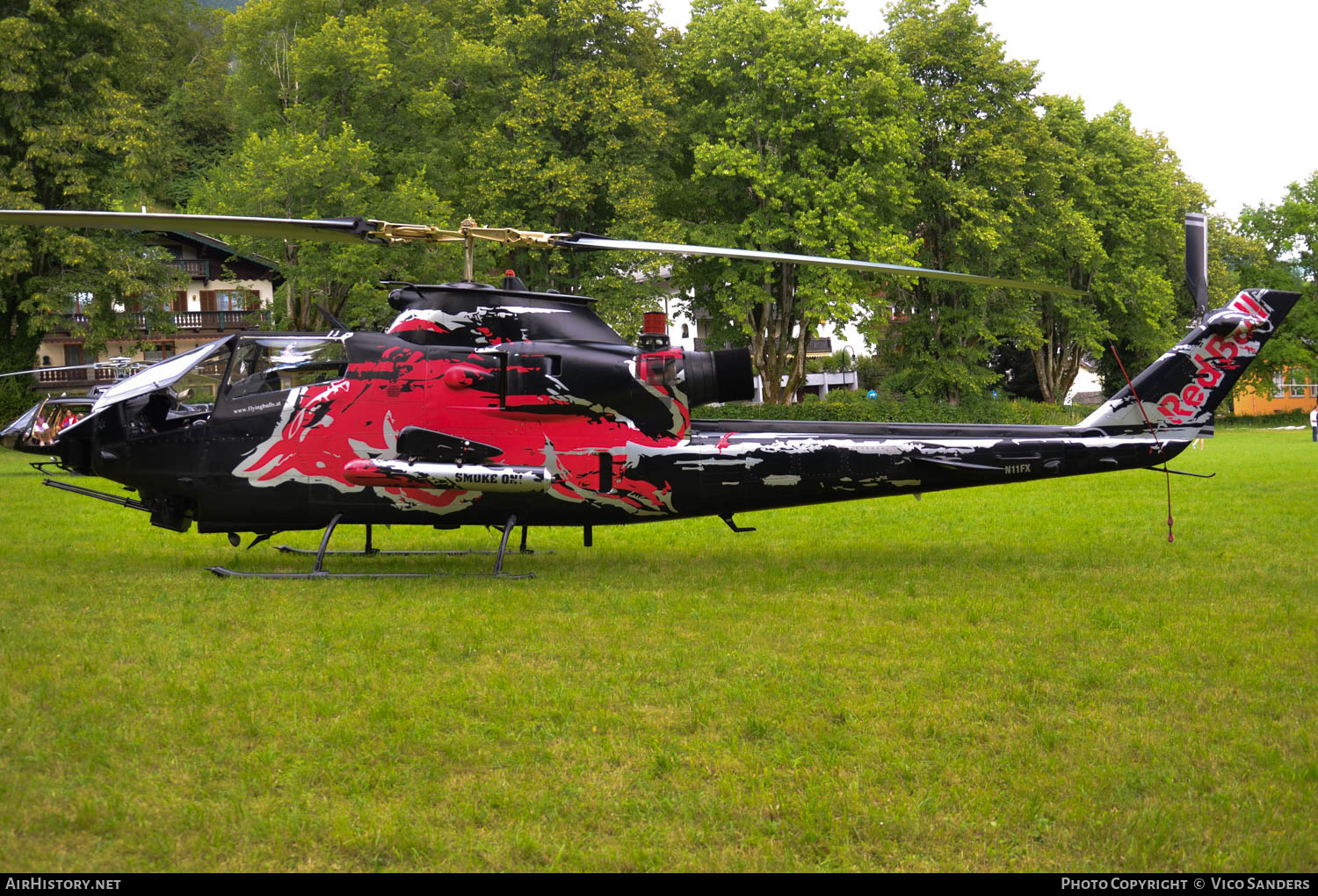 Aircraft Photo of N11FX | Bell TAH-1F Cobra (209) | Red Bull | AirHistory.net #647132